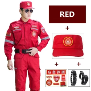 Emergency Rescue Uniform Safety Fire Fighter Uniform Workwear Reflector Clothing Manufacturer