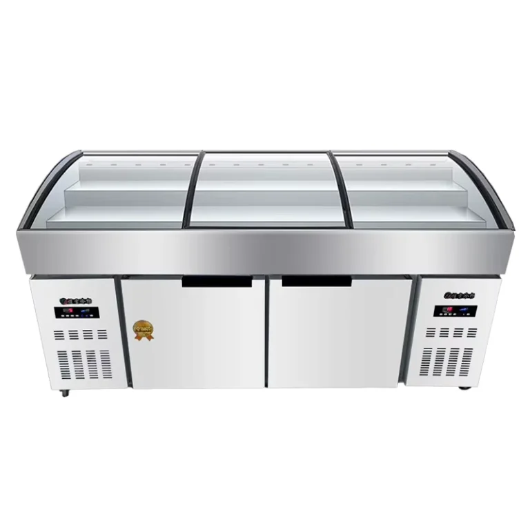 Energy-Efficient-Frost-Free-Commercial-Chest-Freezer-Air-3-Door-Stainless-Steel-Digital-Temperature-Control-User-Friendly-Frozen
