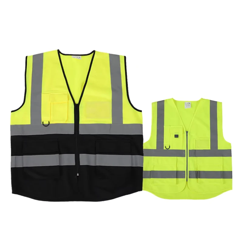 Engineer Safety Vest Class 2 High Visibility Warning Waistcoat Reflective Safety Vest