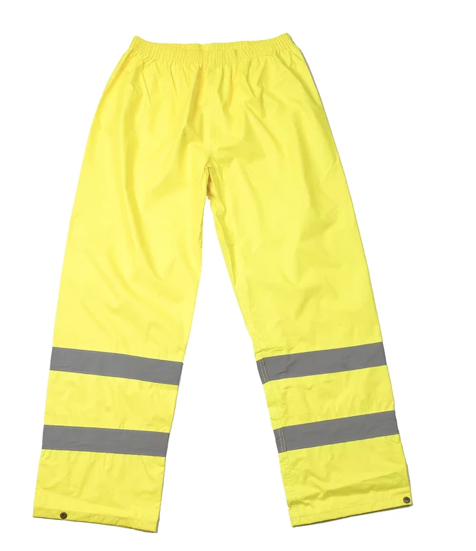 European-Standard-ANSI-Class-2-Waterproof-High-Visibility-Oxford-Fabric-Reflective-Rain-Pants-for-Roadway-Traffic-Safety