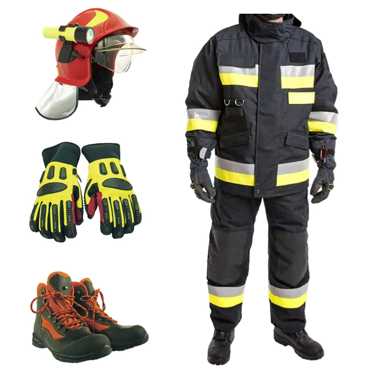 European Standard CE EN469 Fire Fighting Suits NFPA1971 Fireman Uniform Fire Fighter Firefighting Clothes