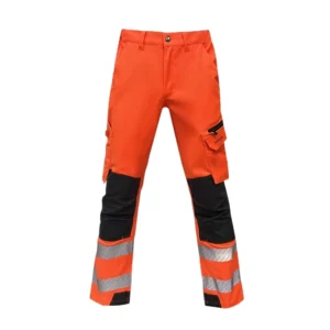 Europe’s Best selling Stretch Pants Reflective Hi Vis 4 way Stretch Work Trousers With Knee Pad