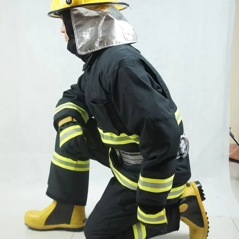 Extreme-Protect-EN-469-Navy-Blue-Aramid-4-Layers-Bombero-Traje-Fire-Fighter-Fireman-Fire-Fighting-Firefighter-Clothes
