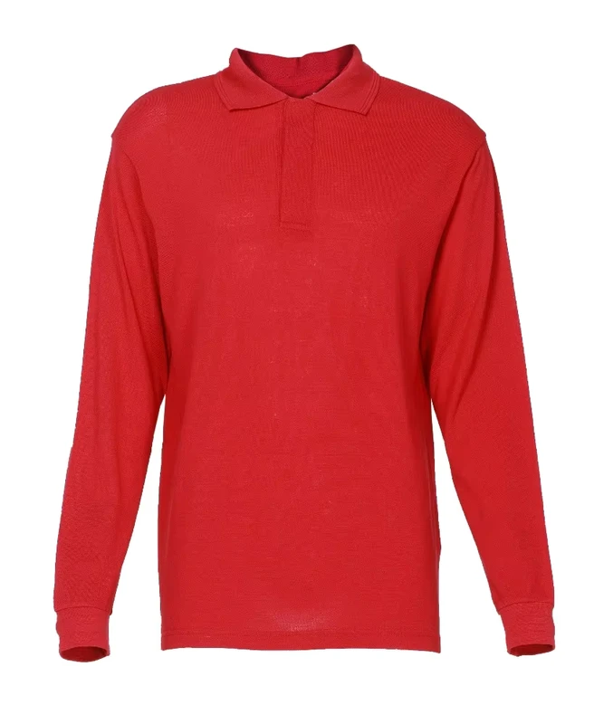 FIREBEAR-Modacrylic-Cotton-FR-Arc-Protection-Anti-Static-Flame-Resistant-Safety-Polo-Shirt-EN11612-Certified