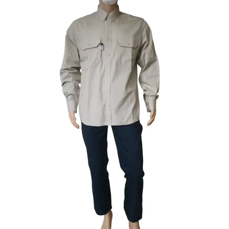 FLYTON-FR-Pants-and-Shirt-100-Cotton-FT-SA24-Beige-Dark-Blue-M