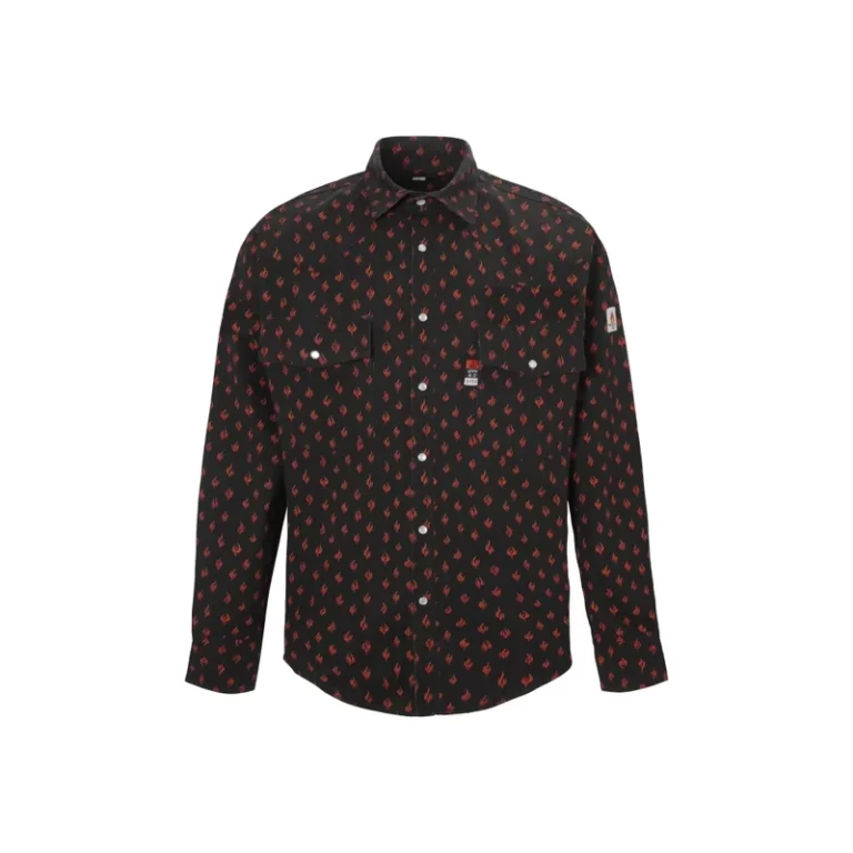 FR-100-Cotton-Floral-Work-Shirt-Protective-Workwear-for-Welders-Breathable-Single-Pearl-Buttons-ATPV-Safety-Clothing