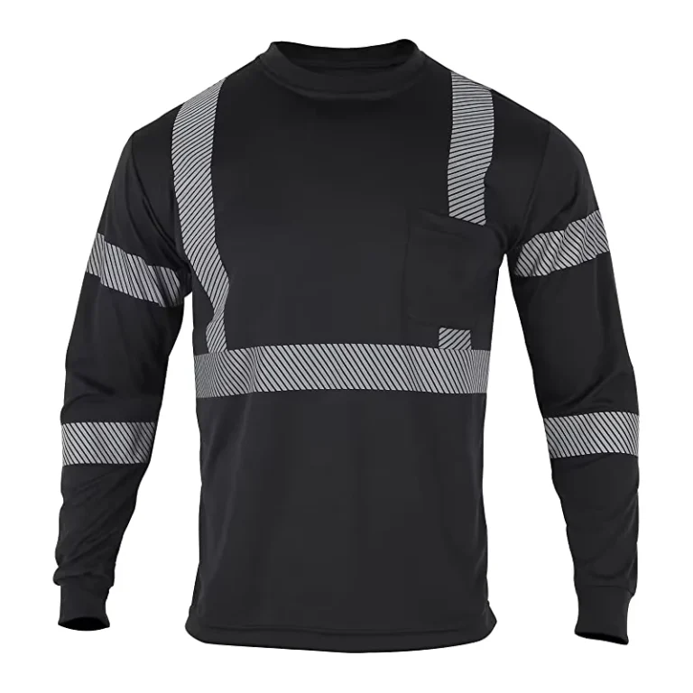 FR-100-Cotton-Reflective-Safety-Flame-Retardant-Shirt-Long-Sleeve-Sweatshirt-Hi-Vis-FR-Polo-Shirt