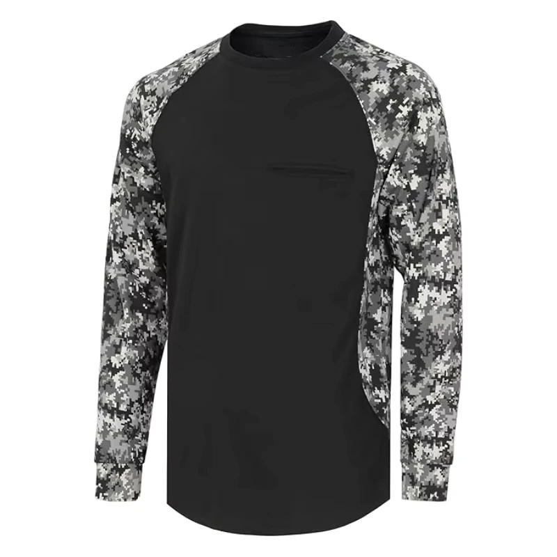 FR 5.5oz Flame Retardant Knit Workwear Hidden Pocket CAT2 Electrician & Welding Crew Neck Shirts