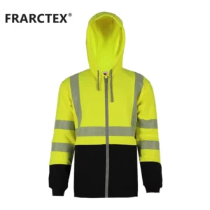 FR Antistatics Insulated Winter Safety Oil and Gas Workwear Work Jacket Work Wear With Reflective Tapes