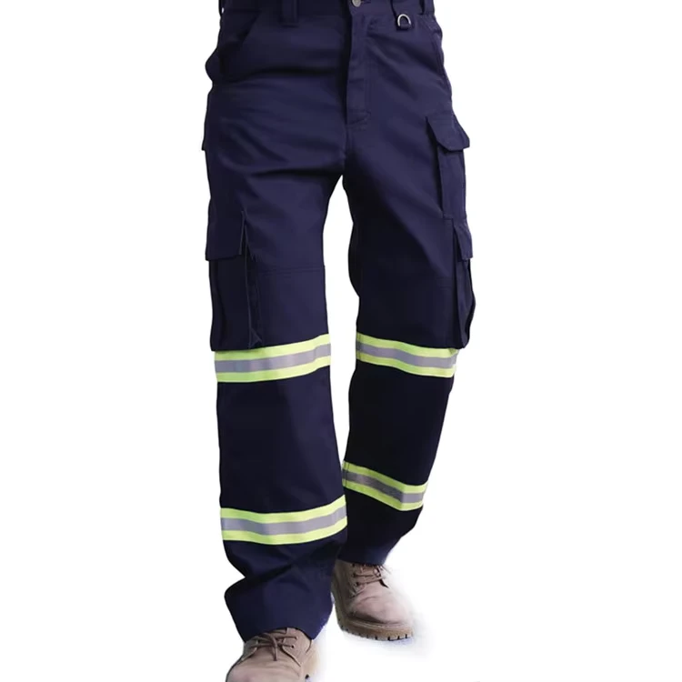 FR-Bottom-Reflective-Stripe-Water-Oil-Repellent-FRC-Fire-Proof-CAT2-Flame-Resistant-Hi-Vis-Cargo-Pants-ASTM-Certified-100-1