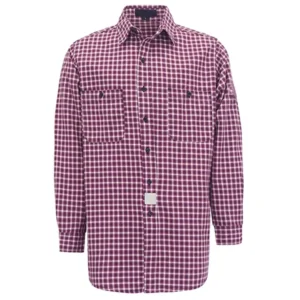 FR Check Shirt Flame Resistant Welding Garment Arc Flash Safety CAT2 Fire Retardant Plaid Shirts with EN 11612