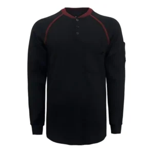 FR Clothes CAT 2 Flame Hazard Safety Comfortable Pullover T shirts 5.5OZ Fire Retardant Shirt