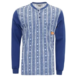 FR Clothing CAT2 FRC Safety Polo Shirt EN 11612 NFPA 2112 Standard 7oz Printed Henley Shirts with Custom Logo