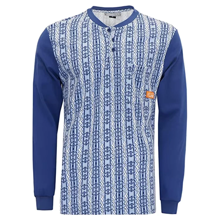FR Clothing CAT2 FRC Safety Polo Shirt EN 11612 NFPA 2112 Standard 7oz Printed Henley Shirts with Custom Logo