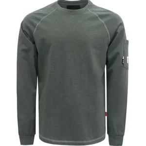 FR Clothing CAT2 Flame Retardant Knit Pullover T Shirt 6OZ Workwear