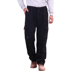FR Clothing Cargo Sweatpants 10.5OZ Fire Retardant Sports Trousers Men Knit Multi Pocket Work Safety Arc Performance