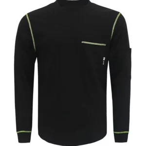 FR Clothing Knit CAT2 Fire Retardant Pullover Shirt 5.5OZ Summer Cool Breathable Flame Resistant Shirts