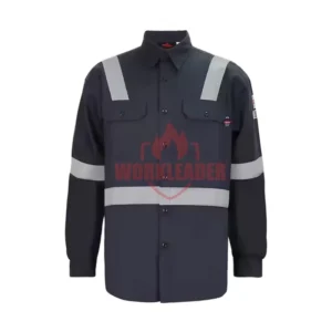 FR Clothing Work Shirt Flame Retardant Reflective Safety Shirt Work Clothes