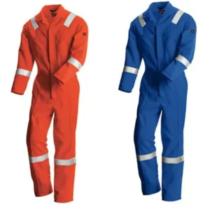 FR Cotton Summer Coveralls Arc Flash Protective Overall for Welder Safety Clothing