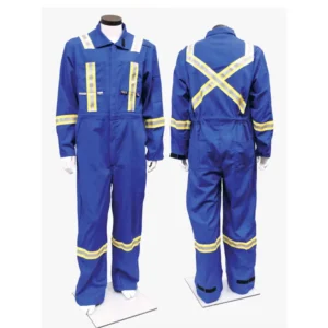 FR Coverall High Visibility Flame Resistant Fire Retardant High Vis Coveralls with 4inch Reflective Taps