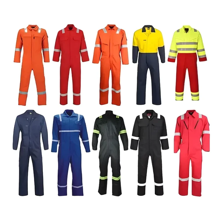 FR-Coveralls-Flame-Retardant-Poly-Cotton-Reflective-Tape-Workwear-Safety-Uniform-for-Oil-Mining-Welding