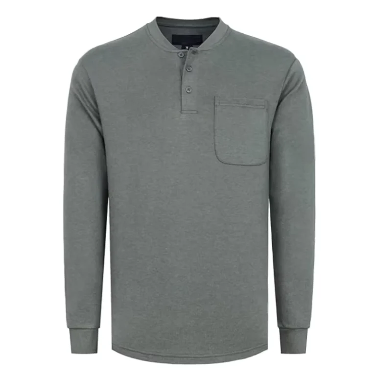 FR-Crew-Neck-7oz-Midweight-Flame-Resistant-Pullover-NFPA2112-CAT2-Arc-Flash-Protective-Mens-Fire-Retardant-Work-Shirt