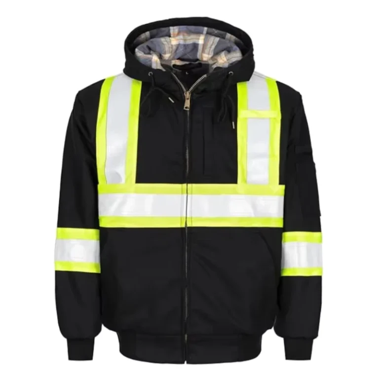 FR-Duck-Hooded-Hi-Vis-Flame-Resistant-Jacket-Insulated-Anti-Cold-Water-Oil-Resistant-Arc-Flash-Protective-NFPA-2112-Certified