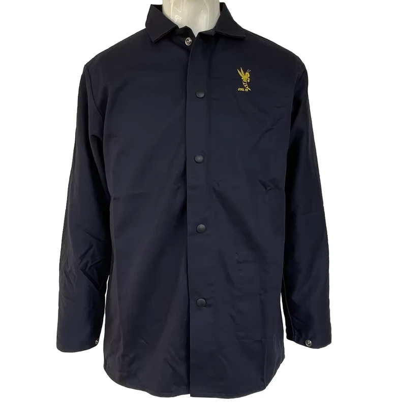 FR Embroidered Waterproof Windproof Cotton Welding Jackets Flame Retardant Clothing Fire Proof Trousers Welder Coverall Pants