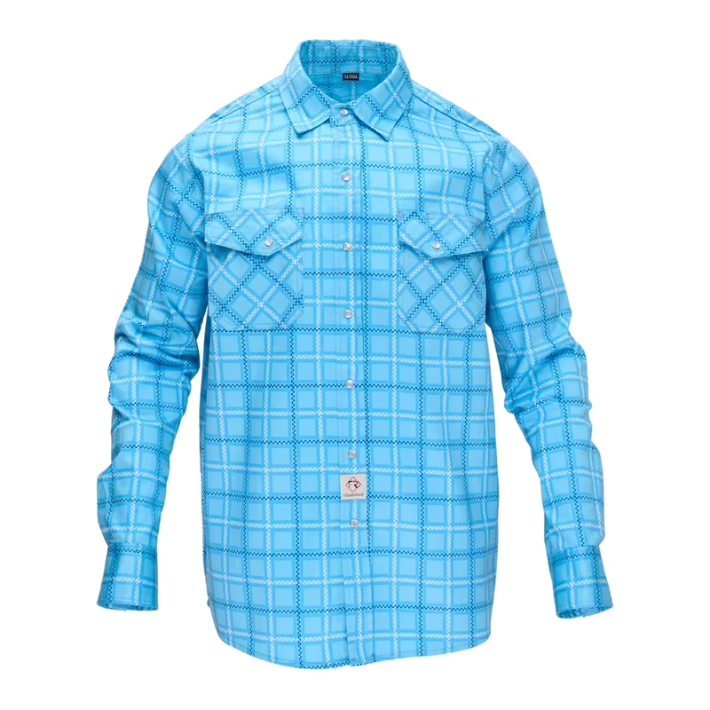 FR Fire Proof Cotton 6.5OZ Pearl Snaps Plaid NFPA2112 Flame Retardant Shirts