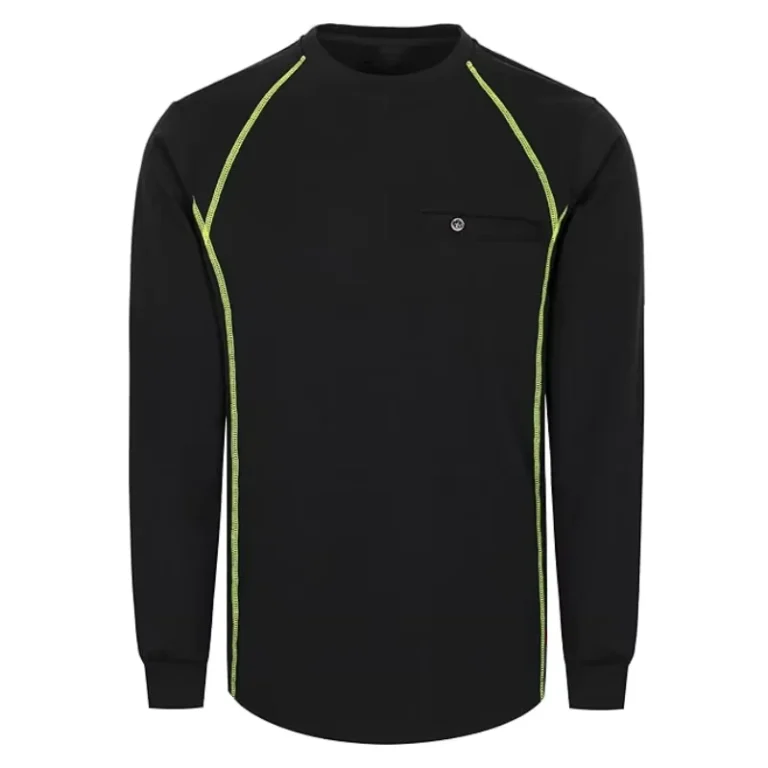 FR-Fire-Proof-Hidden-Pocket-6OZ-Cotton-FR-Pullover-Flame-Retardant-Work-Shirts