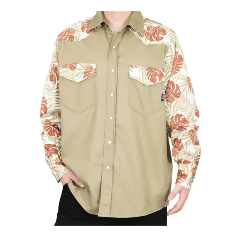 FR-Fire-Proof-Pearl-Snaps-Two-Tone-Plaid-Solid-NFPA-2112-CAT2-Flame-Retardant-Shirts