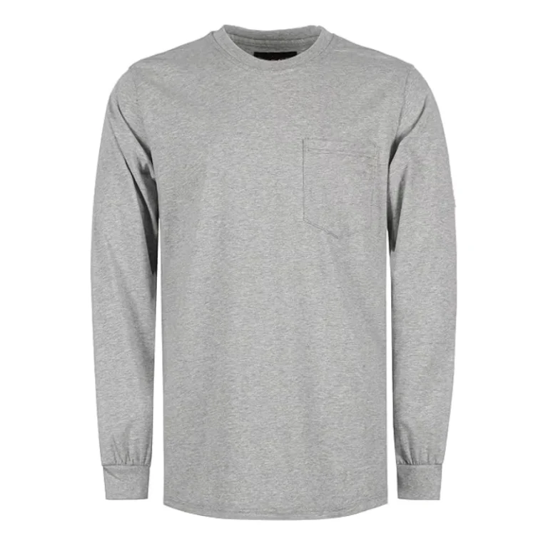 FR-Flame-Proof-Light-Gray-Cotton-Mens-Pullover-NFPA-2112-Arc-Safety-T-Shirt-5
