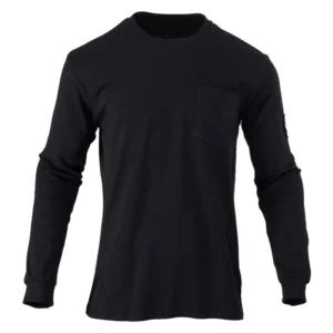 FR Flame Resistant 5.5OZ Solid Color Crew Neck Clothing CAT2 Arc Safety Fire Retardant Shirts