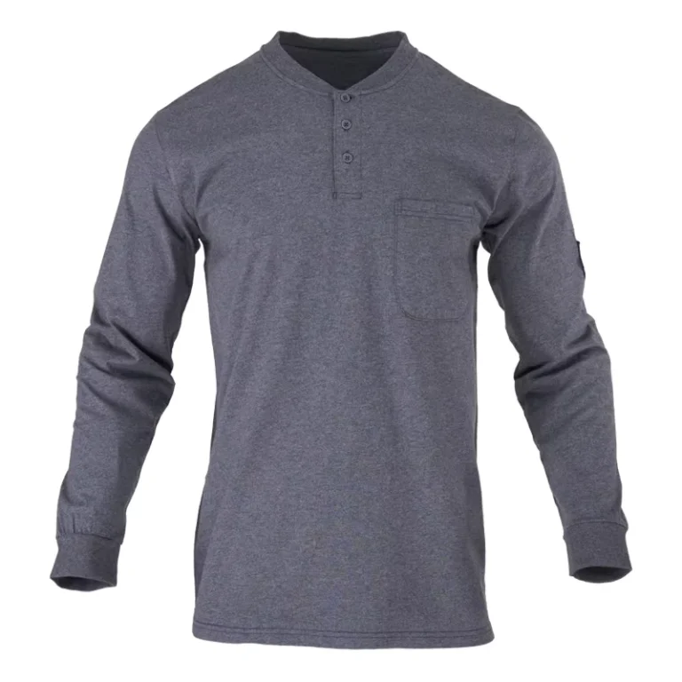 FR-Flame-Resistant-Arc-Rating-CAT2-Fire-Workwear-7oz-Compliant-Fire-Proof-Henley-Shirts