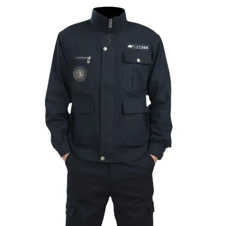 FR-Flame-Retardant-Welding-Work-Clothes-Set-Multi-Pocket-Cargo-Work-Jacket-Industry-Mechanic-Pants-Set