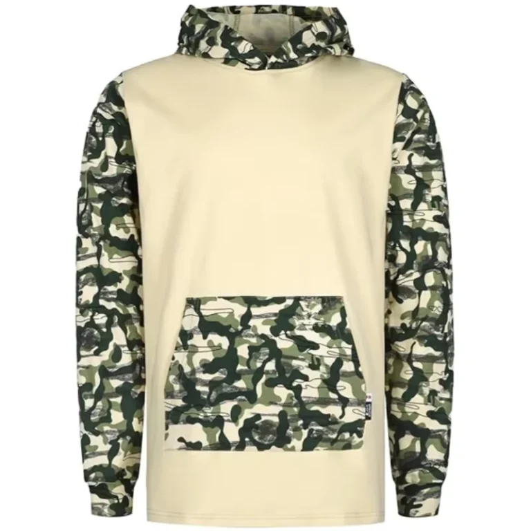 FR-Hooded-Knit-T-Shirt-Fire-Retardant-6OZ-100-Cotton-Loose-Fit-NFPA2112-CAT2-Arc-Flash-Protective-Welding-Workwear