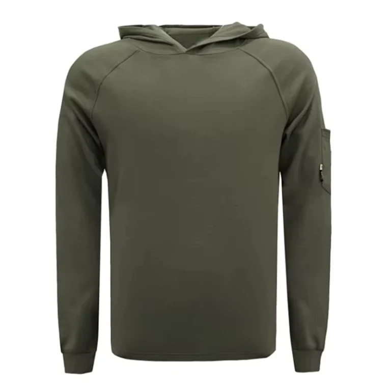 FR-Hooded-T-Shirts-7oz-Cotton-Flame-Resistant-Arc-Flash-Protective-NFPA2112-CAT2-EN11612-Fire-Retardant-Work