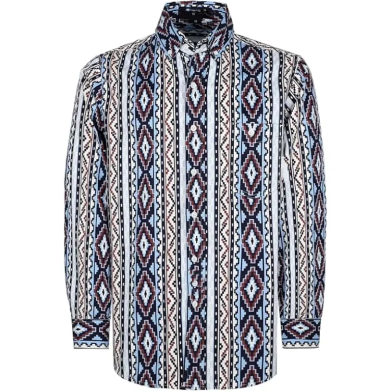 FR-KNIT-FRCA0817-FRC-Lightweight-Fire-Retardant-Bohemia-Printed-CAT2-Flash-Safety-Flame-Proof-Work-Shirts