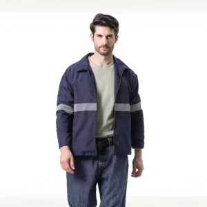 FR KNIT NFPA2112 Advanced Durable Flame Resistant Fr Clothing Shirt Industrial Ppe Fr Jacket for Men