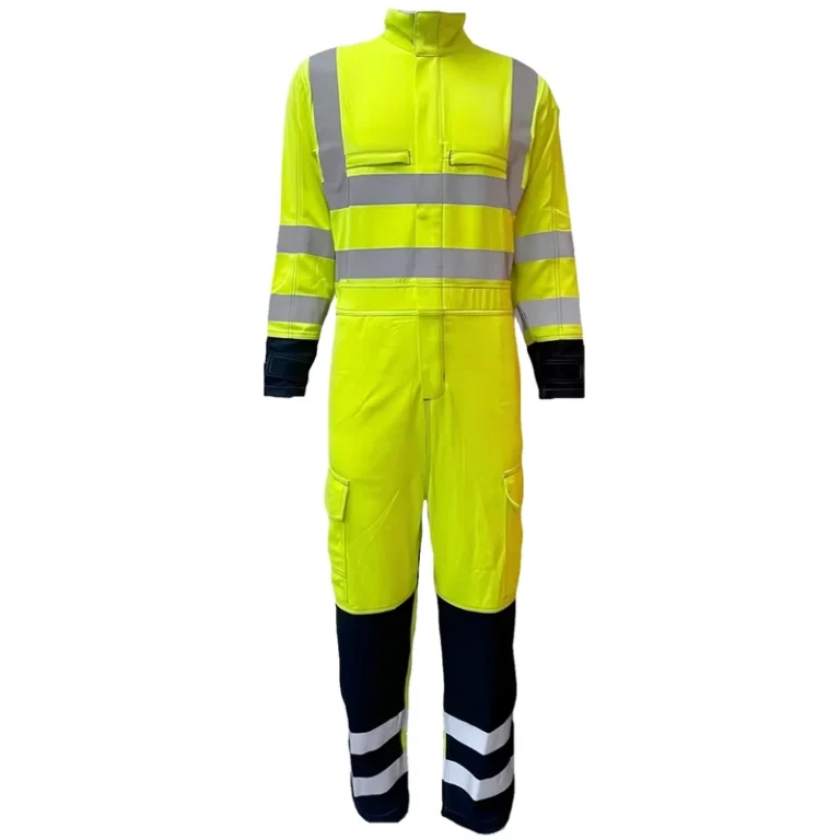 FR-Modacrylic-Fabric-Safety-Flame-Resistant-Clothing-Hi-Vis-Anti-Static-Work-Coverall-for-Men-Easy-to-Wear-Overalls-Custom
