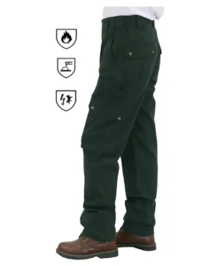 FR Pants for Men Cargo Flame Resistant Pants (2112&CAT2) 100% C 7.5oz Utility Fire Resistant Pants