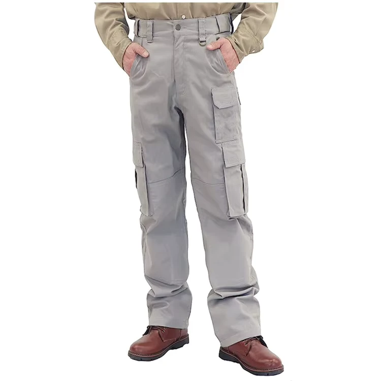 FR-Pants-for-Men-Cargo-Pockets-Flame-Resistant-Fire-Retardant-Elastic-Waist-Water-Oil-Repellent-Finish-Custom-Logo-Design