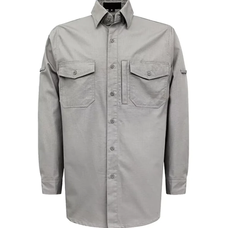FR-Shirts-6oz-Ripstop-Durable-Rugged-Zipper-Pocket-Water-Repellent-Finish-Stretchy-Fire-Resistant-Loose-Fit-NFPA-2112-Compliant