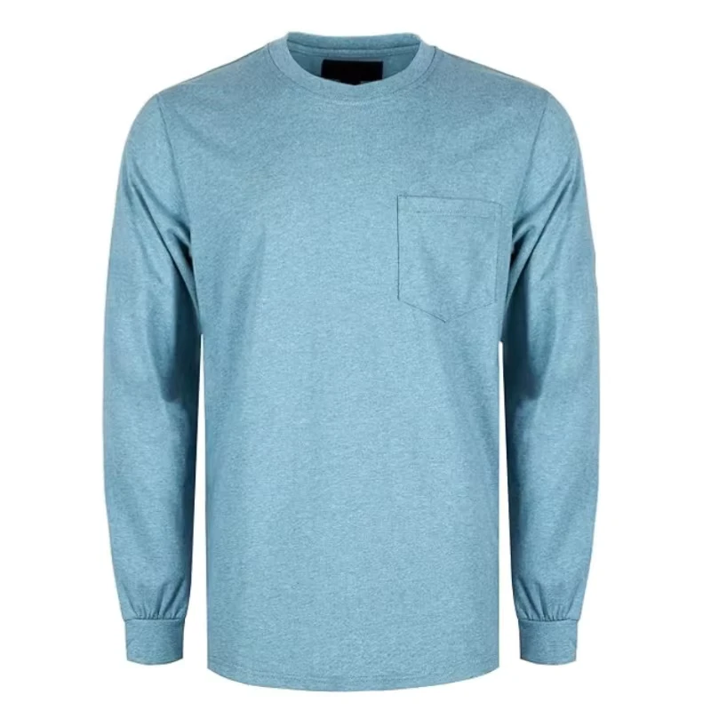 FR Shirts Lightweight Classic Crew Neck Long Sleeve 5.5OZ NFPA2112 Flame Resistant Pullover CAT2 Fire Retardant Shirt Aramid