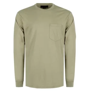 FR Shirts Lightweight Classic Crew Neck Long Sleeve 5.5OZ NFPA2112 Flame Retardant CAT2 Fire Resistant Shirt ASTM Certified