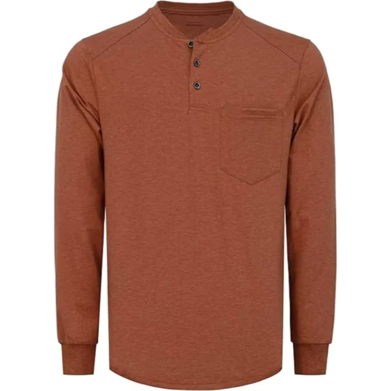 FR-Shirts-Long-Sleeve-Henley-Cotton-for-Heather-Blended-Flame-Resistant-Fireproof-Clothing-Protective-Arc-Flash