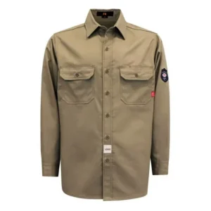 FR Shirts Welder Workwear 6.25oz Lightweight Welding Shirts Flame Resistant Men’s Fire Retardant Safety Work Shirt
