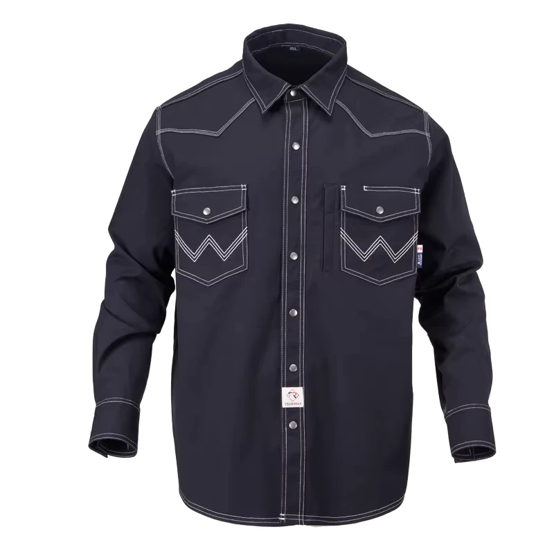 FR Welding Jackets Heavyweight Cotton Spandex Stretch Canvas Western Elastic Water Resistant 2 Arc Rated Shirt