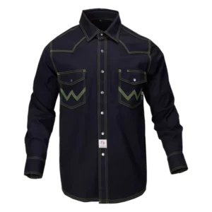 FR Welding Shirts Heavyweight Stretchy Canvas Snaps Reinforced Stitching Western Style Flame Retardant Waterproof NFPA 2112