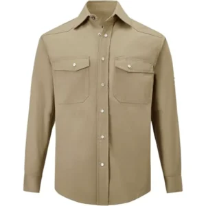 FR Work Fire Resistant CAT2 NFPA 2112 Clothing Cotton 6.5OZ Twill Flame Retardant Arc Flash Safety Shirts Model FRCA8601